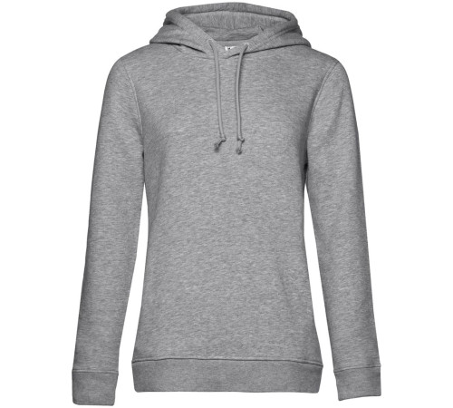Толстовка с капюшоном женская BNC Inspire (Organic), серый меланж