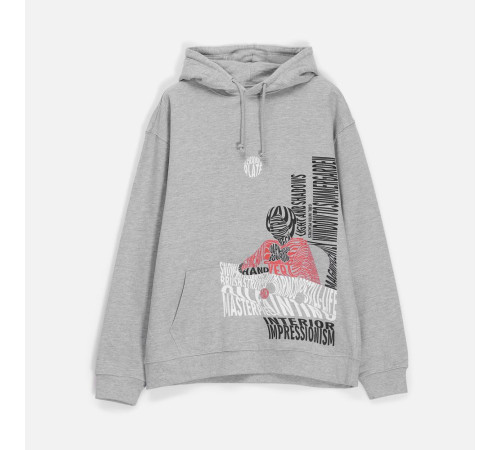 Худи унисекс Condor, серый меланж