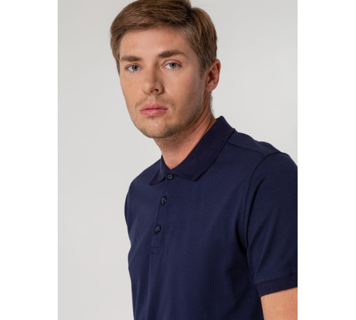 Рубашка поло мужская Virma Stretch, темно-синяя