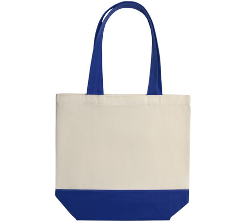 Сумка для покупок на молнии Shopaholic Zip, неокрашенная с синим