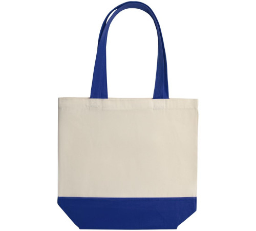 Холщовая сумка Shopaholic, ярко-синяя