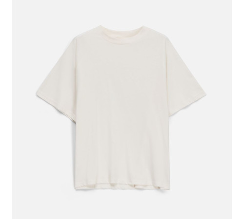 Футболка унисекс оверсайз T2, молочно-белая