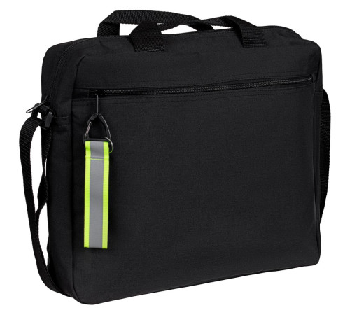 Светоотражающий брелок Flashline, серый с зеленым