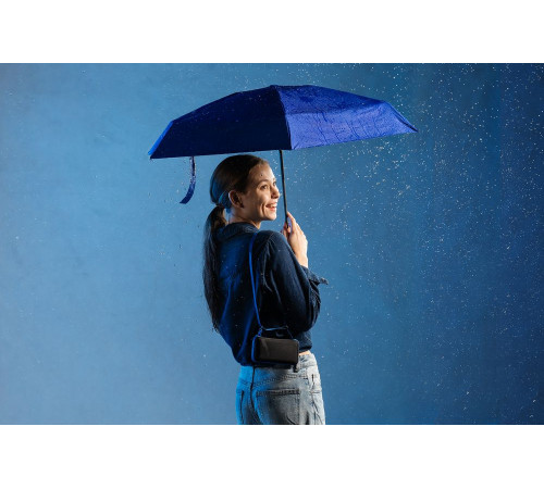 Зонт складной Color Action, в кейсе, синий