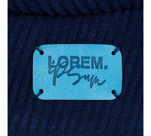 Лейбл Latte, S, голубой