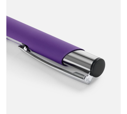 Ручка шариковая Keskus Soft Touch, фиолетовая