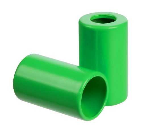 Пара наконечников для шнурка Tizzle, зеленый неон