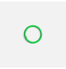 Карабин-кольцо Claus, L, зеленый неон
