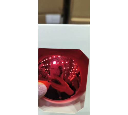 Оформительский шар Finery, 8 см, глянцевый красный