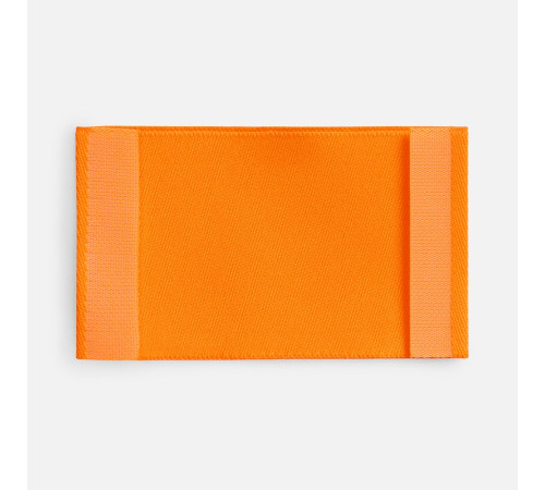 Лейбл тканевый Epsilon, M, оранжевый неон