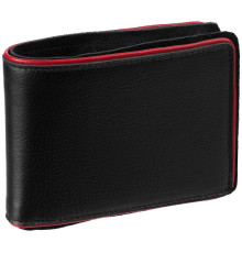 Кошелек Partinico, черный с красным