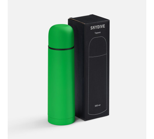 Термос Skydive, ver.2, зеленый
