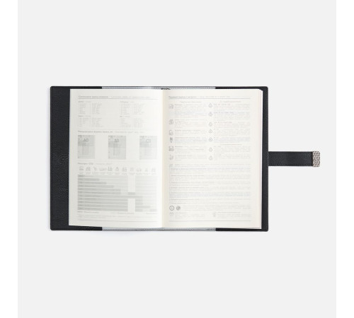 Ежедневник Repute, недатированный, черный