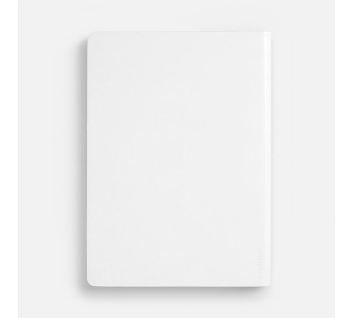 Ежедневник Nebraska Flex, недатированный, белый с серебристым