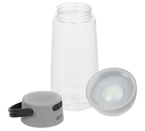 Бутылка для воды Torsta Light с колонкой и светильником, серая