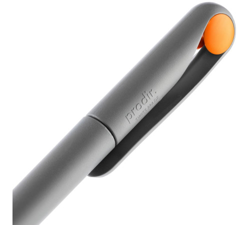 Ручка шариковая Prodir DS1 TMM Dot, серая с оранжевым