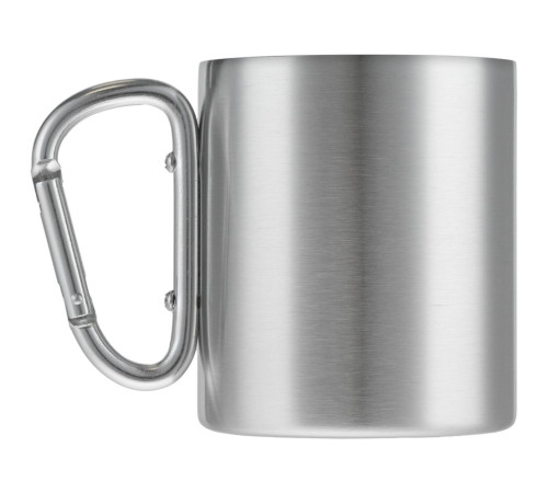Кружка Trek, с серебристой ручкой-карабином
