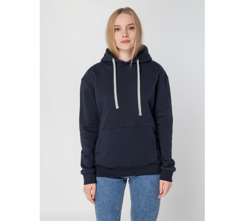 Толстовка с капюшоном Unit Kirenga Heavy, темно-синяя