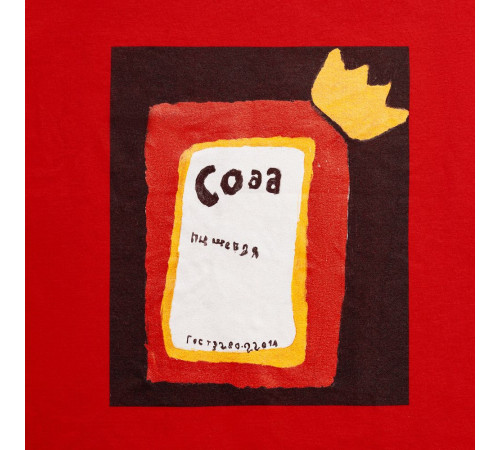 Футболка женская «Сода», красная