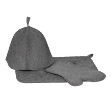 Набор для бани «Парилка», ver.2, серый