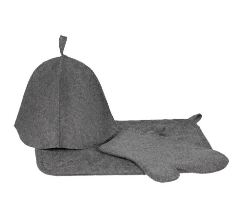 Банный набор Heat Therapy ver.2, мужской, светло-серый