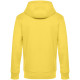 Толстовка с капюшоном унисекс King, желтая