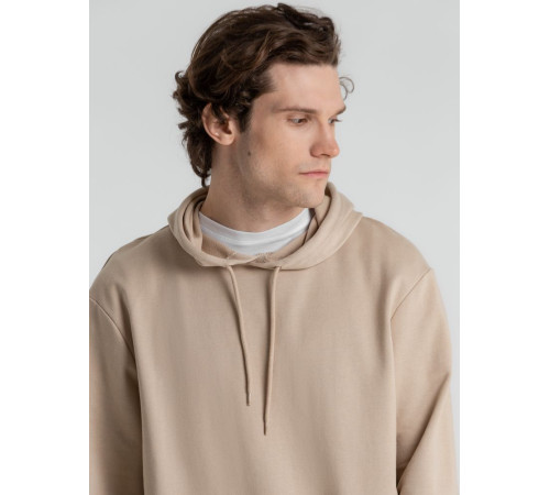 Толстовка с капюшоном унисекс Hoodie, бежевая