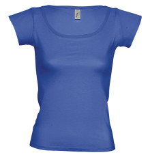 Футболка женская Melrose 150 с глубоким вырезом, ярко-синяя (royal)