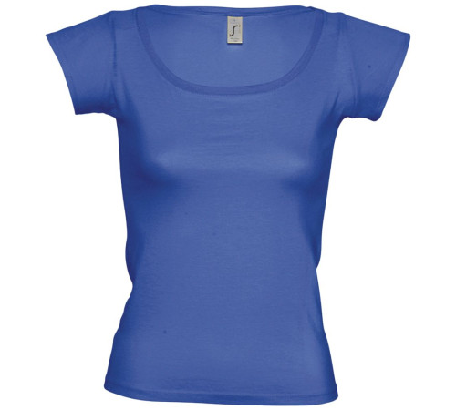 Футболка женская Melrose 150 с глубоким вырезом, ярко-синяя (royal)