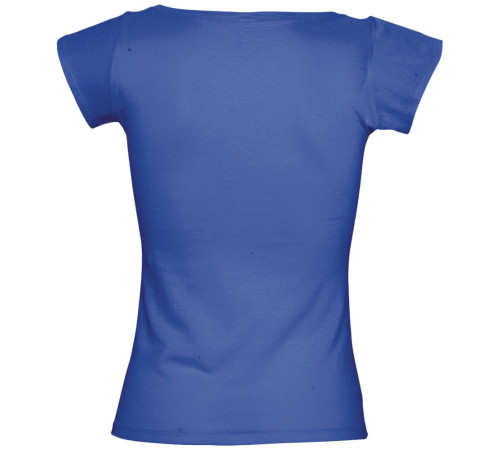Футболка женская Melrose 150 с глубоким вырезом, ярко-синяя (royal)