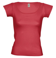Футболка женская Melrose 150 с глубоким вырезом, красная