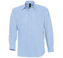 Рубашка мужская с длинным рукавом Boston, голубая