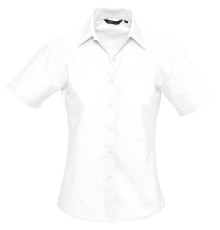 Рубашка женская с коротким рукавом Elite, белая