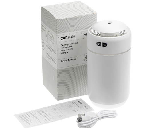 Настольный увлажнитель воздуха с подсветкой DH07, белый