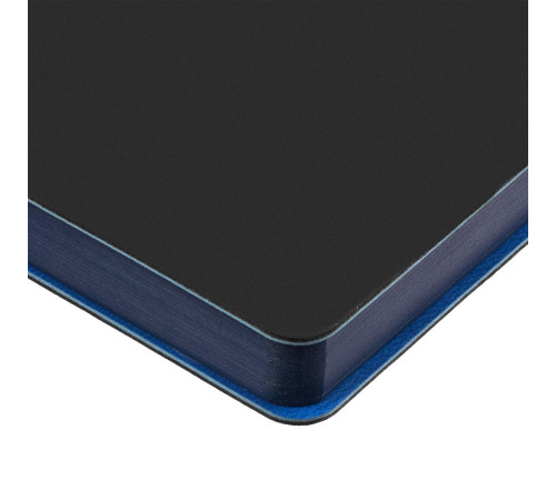 Ежедневник Flexpen Black, недатированный, черный с синим