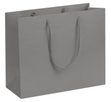 Пакет бумажный Porta S, горизонтальный, серый