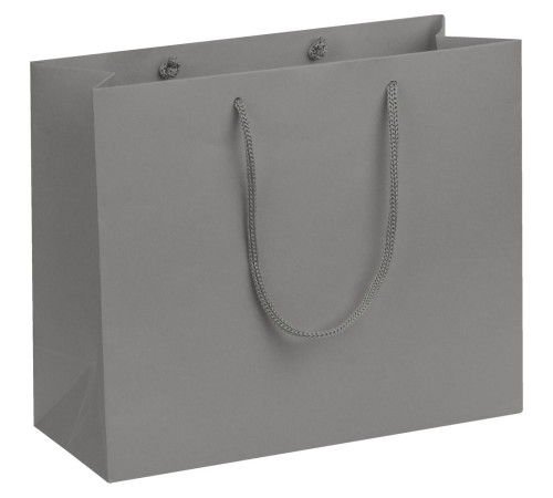 Пакет бумажный Porta S, горизонтальный, серый