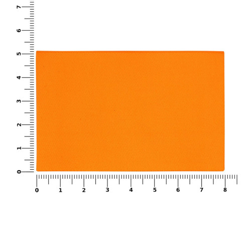 Лейбл тканевый Epsilon, XL, оранжевый неон