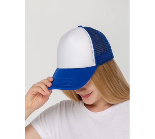 Бейсболка Sunbreaker, ярко-синяя с белым