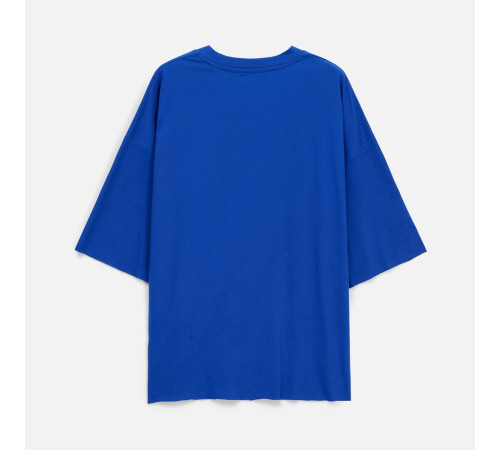Футболка унисекс оверсайз T1, синяя