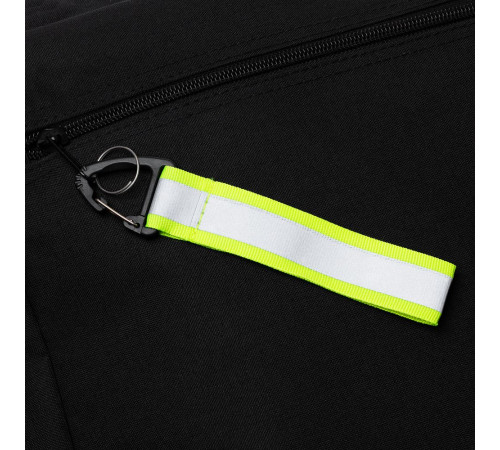 Светоотражающий брелок Flashline, серый с зеленым