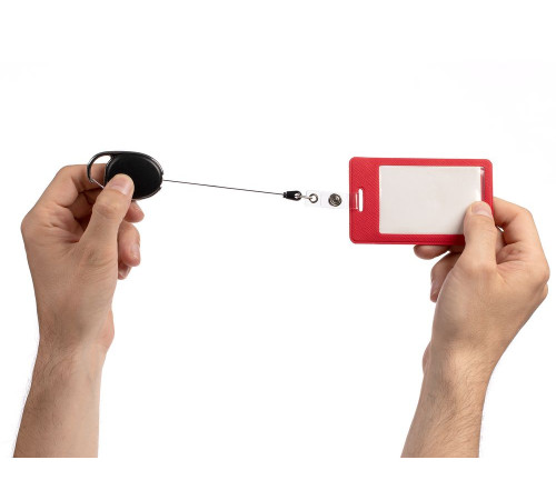 Ретрактор Access New с карабином, черный