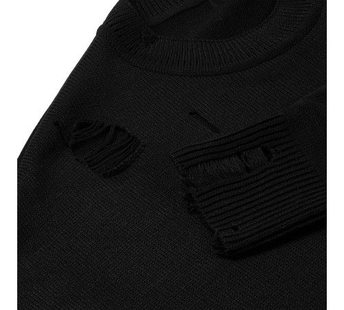 Джемпер оверсайз унисекс Grunge, черный