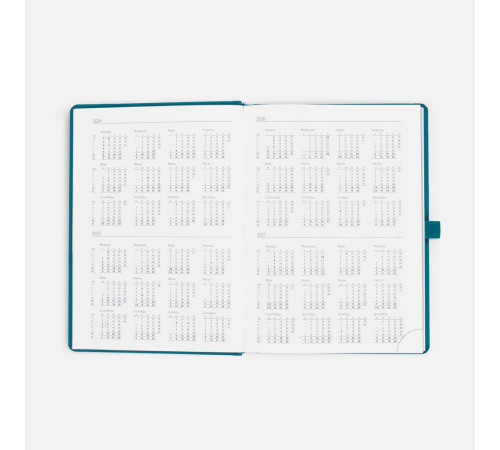 Ежедневник Favor, недатированный, бирюзовый