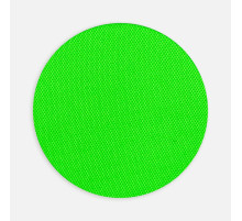 Наклейка тканевая Lunga Round, M, зеленый неон