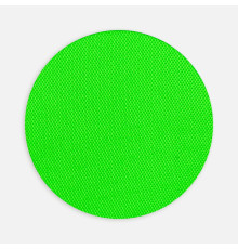 Наклейка тканевая Lunga Round, M, зеленый неон