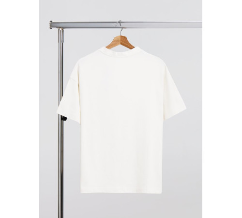 Футболка оверсайз унисекс Sinkopa, молочно-белая