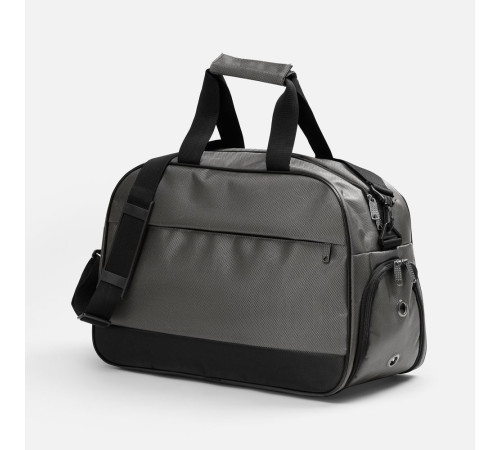 Спортивная сумка Atlantes, серая с черным