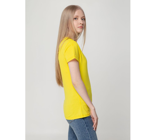Футболка женская T-bolka Lady, желтая