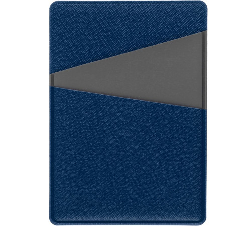 Картхолдер Dual, серо-синий
